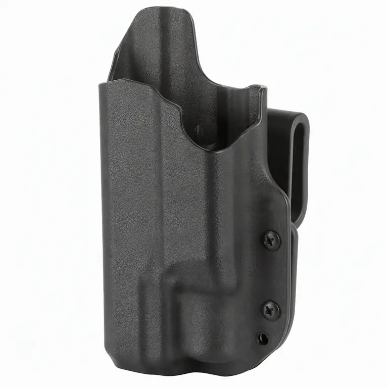 White-background main image: the same holster on pure white (fictional brand “Harrowgate”)