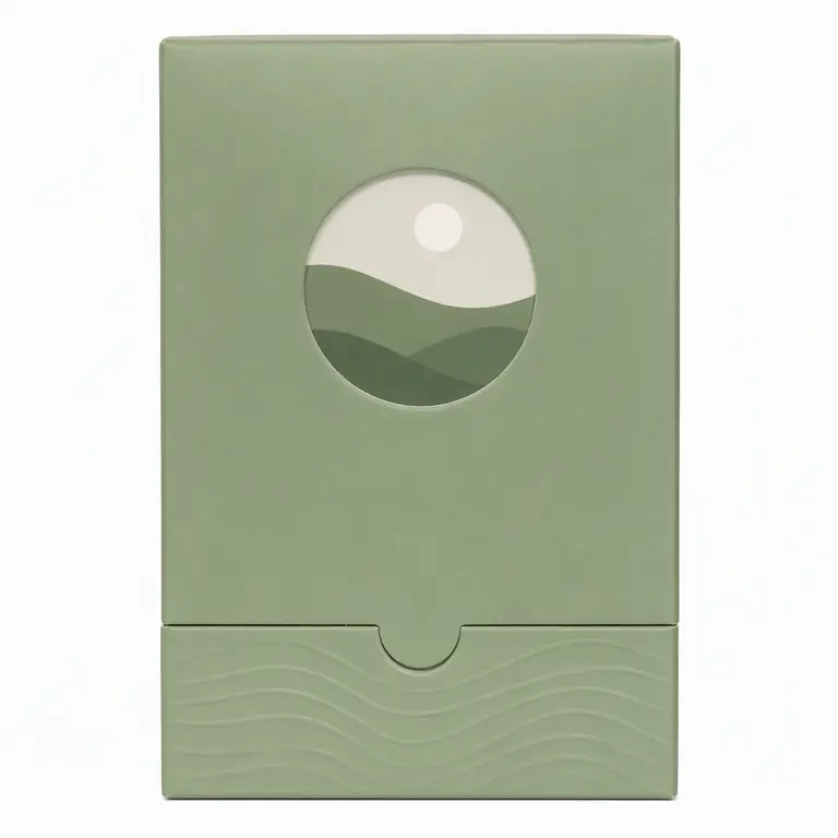 White-background main image: the same condom box on pure white (fictional brand “Lunefield”)