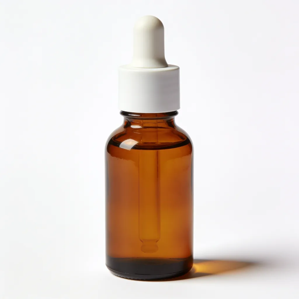 White-background main image: serum bottle