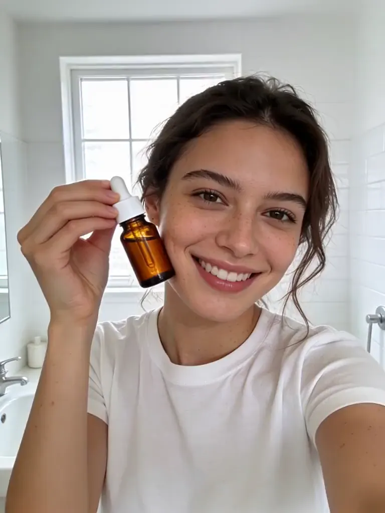 UGC-style video ad: skincare serum